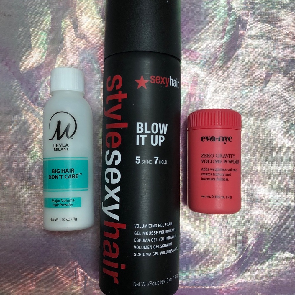 Volume hair care set of three